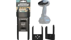 Schwarze StealthMounts Werkzeughalterungen für Makita 40V XGT, 4 St.