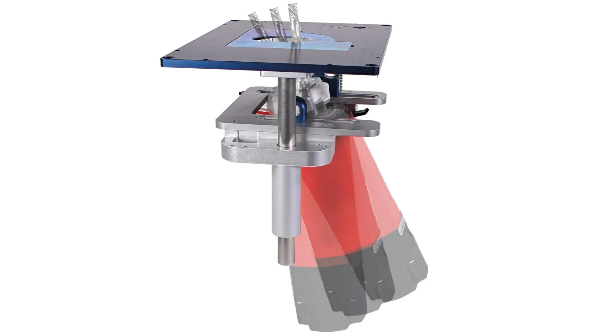 Schwenkbarer Fräslift OFL3.0 + Reduzierplatten-Set