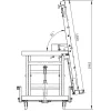 Schwenkvorrichtung für Holzprofi Maker HUB-350MDF