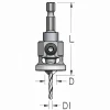 Senkbohrer 4,0 mm und Tiefenanschlag