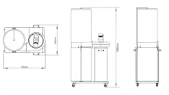 SET Absauggerät Holzprofi Maker FM300M