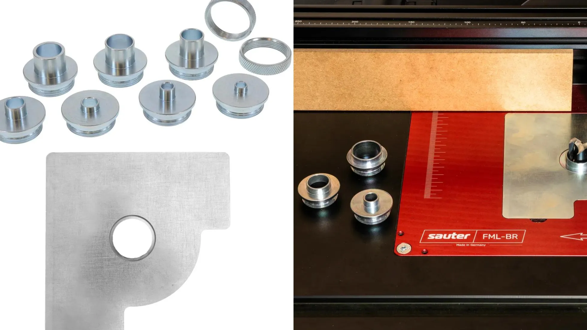 SET Kopierhülsen-Adapter + Kopierhülsen Metall