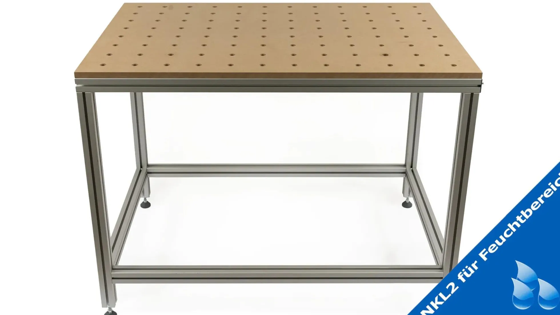 Set Lochplatte & Untergestell 1200 x 800 mm - Feuchtbereich