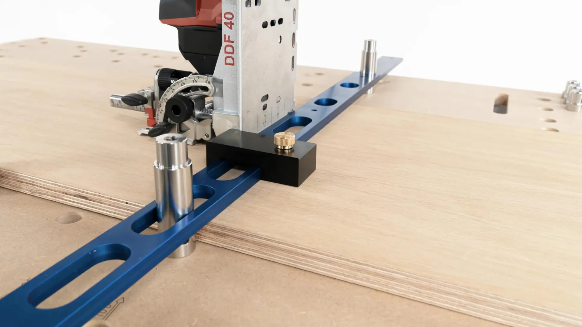 Set Präzisionsanschlag und Anschlagreiter Vario-Bench