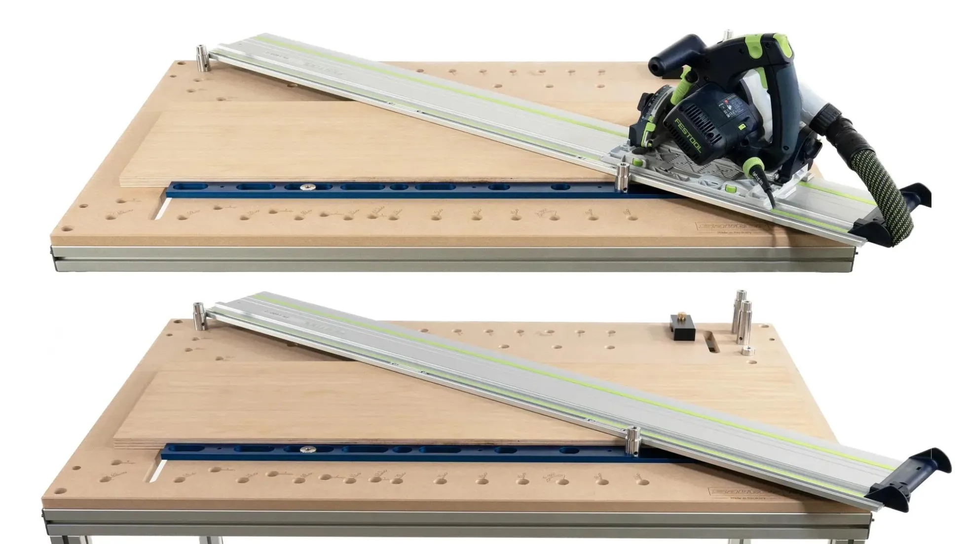 Set Präzisionsanschlag und Anschlagreiter Vario-Bench