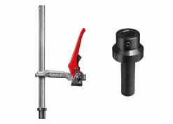 Set Spannelement fix mit Hebelgriff + Adapter 3/4