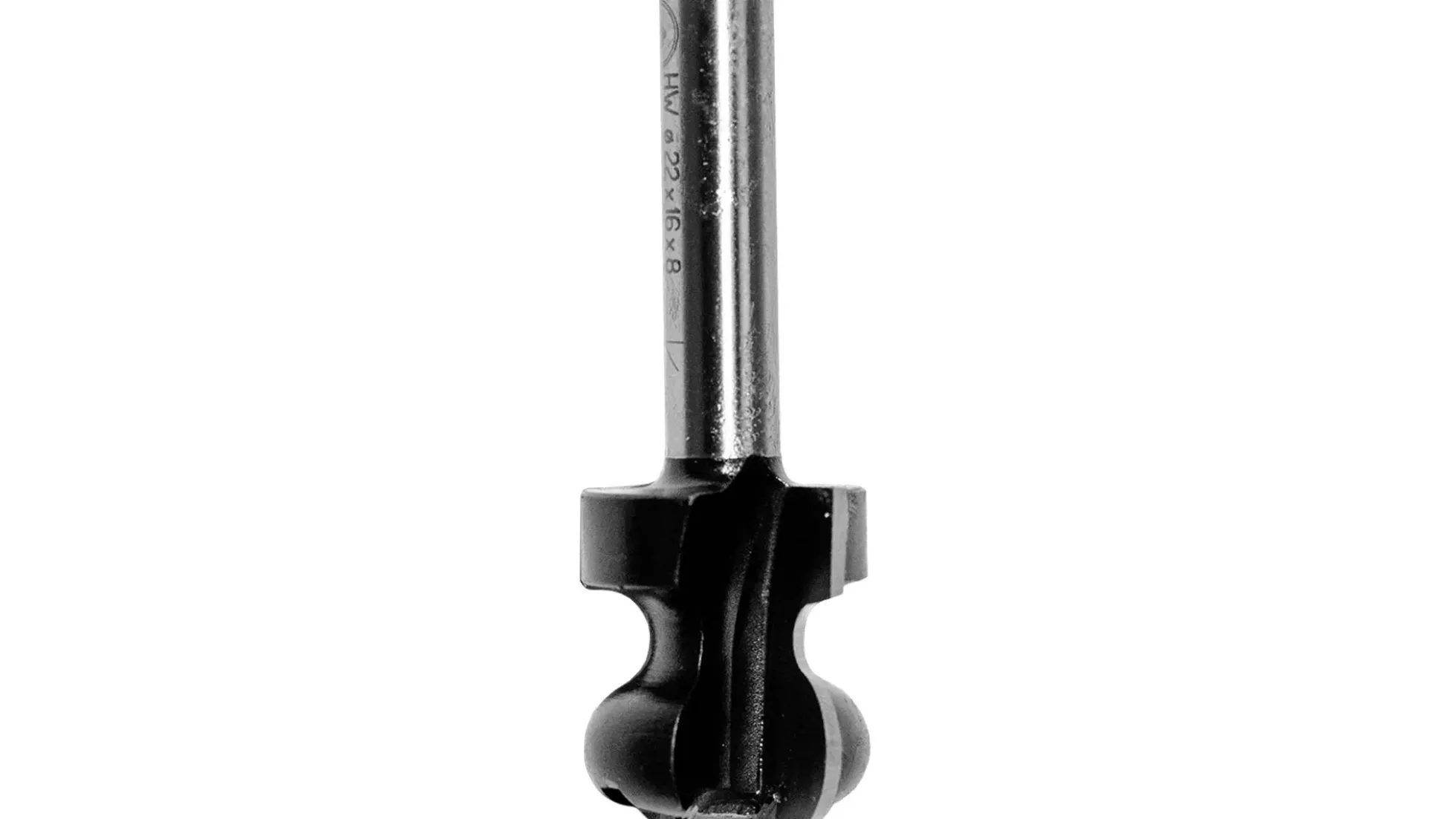 Shaper Griffmuldenfräser HW (HM) 22x16mm