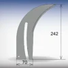 Spaltkeil MARTIN 242 x 73 mm