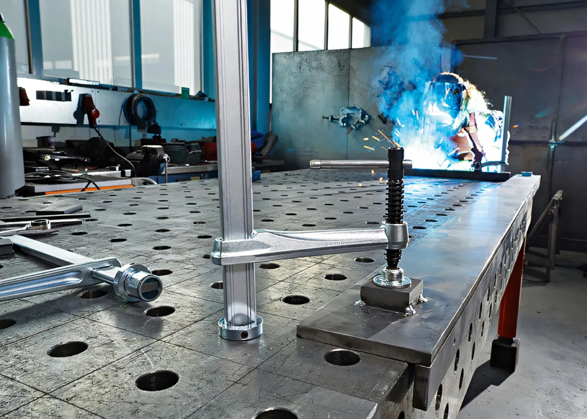 Spannelement fix für Werkbänke 200 mm