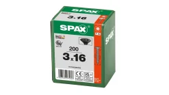 SPAX Universalschraube, schwarz BLAX, 3 x 16