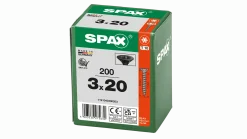 SPAX Universalschraube, schwarz BLAX, 3 x 20