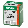 SPAX Universalschraube, schwarz BLAX, 3 x 25