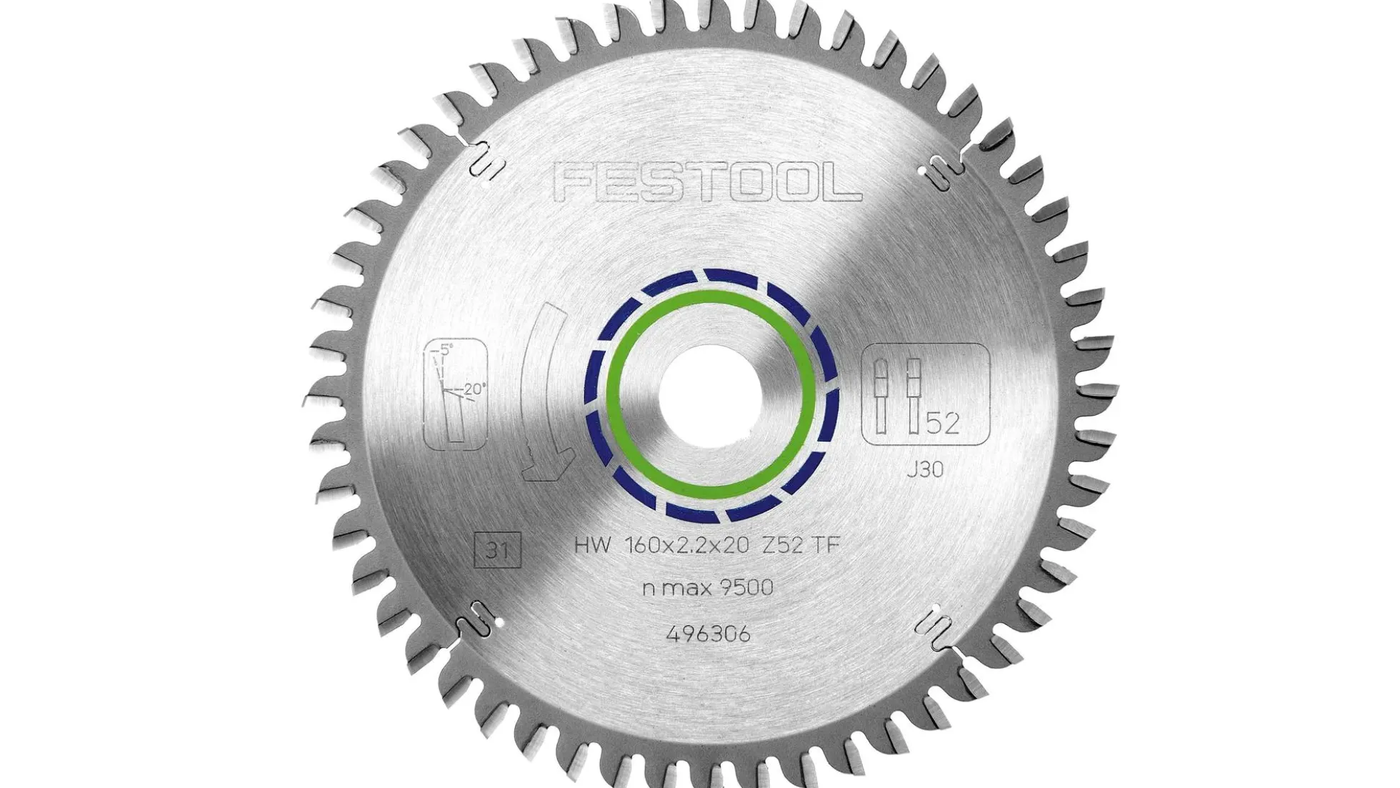 Spezial-Sägeblatt 160x2,2x20 TF52