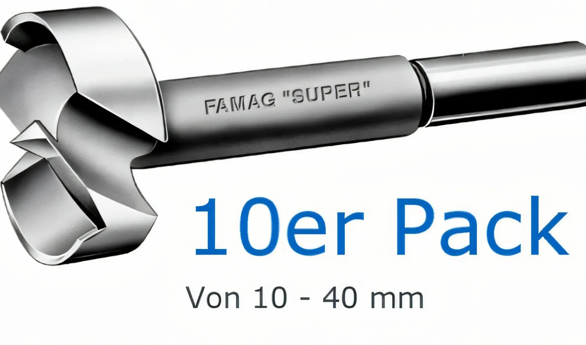 SUPER-Forstnerbohrer Satz 10-tlg.
