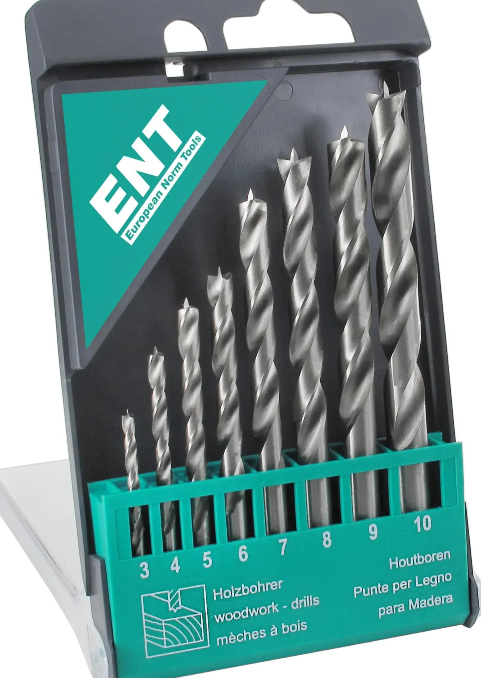 8-teiliges Bohrerset & BohrStopp-Set von ENT