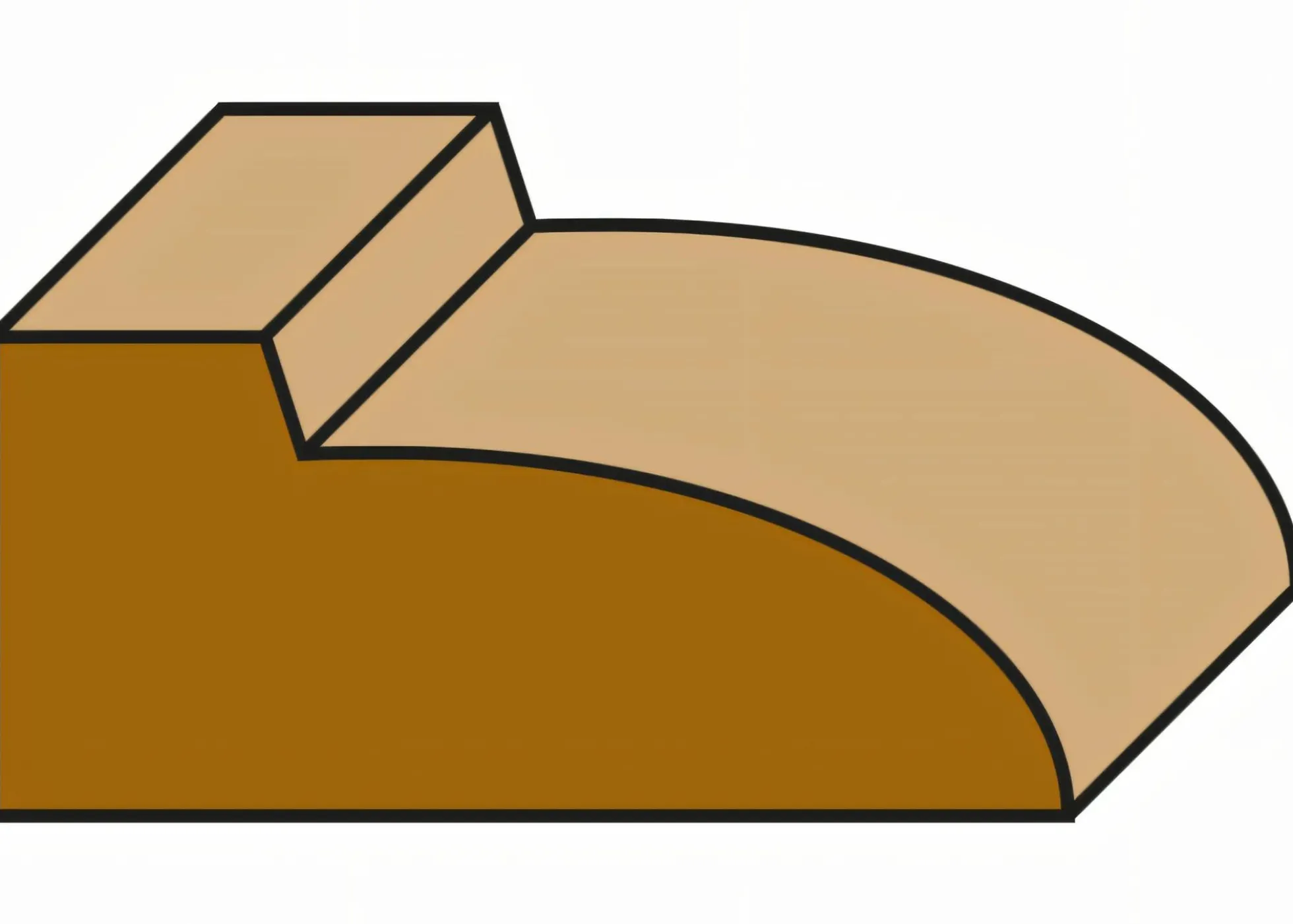 Tischkanten- und Handlauffräser mit Anlauflager D 69 mm