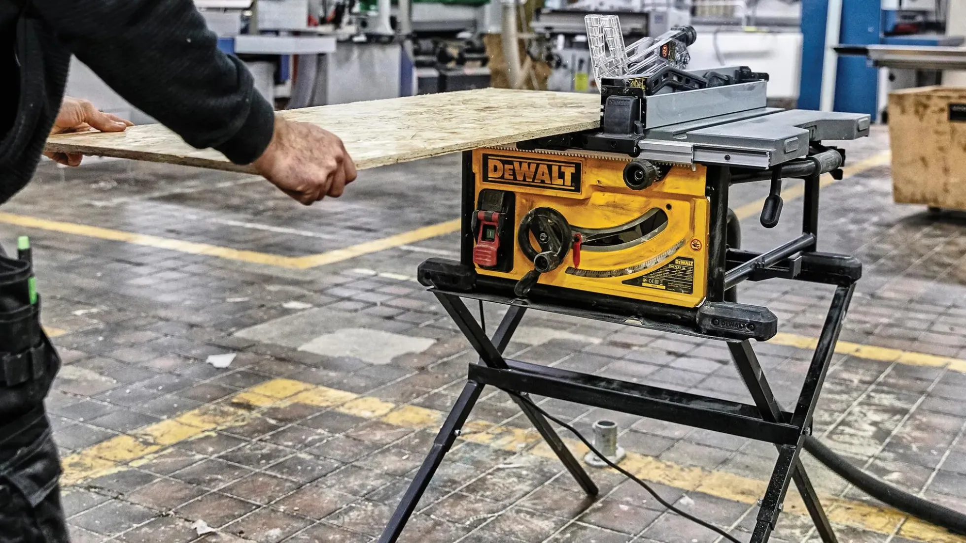 Tischkreissäge DeWalt DWE7492 + Frästischanbau