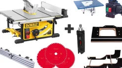 Tischsäge DeWalt DWE7492 + Frästisch Komplett-Set