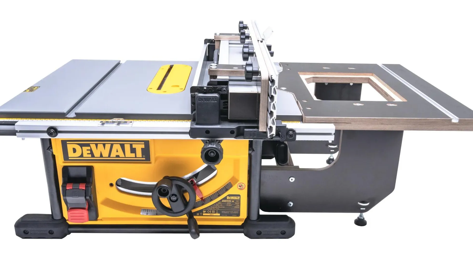 Tischsäge DeWalt DWE7492 + Frästisch Komplett-Set