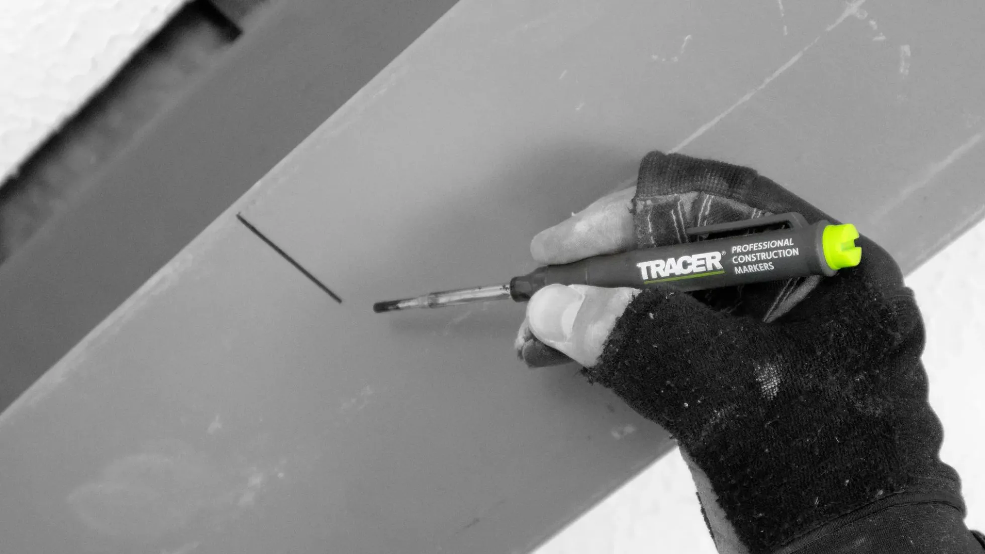 TRACER Doppelspitz-Tieflochmarker im Holster