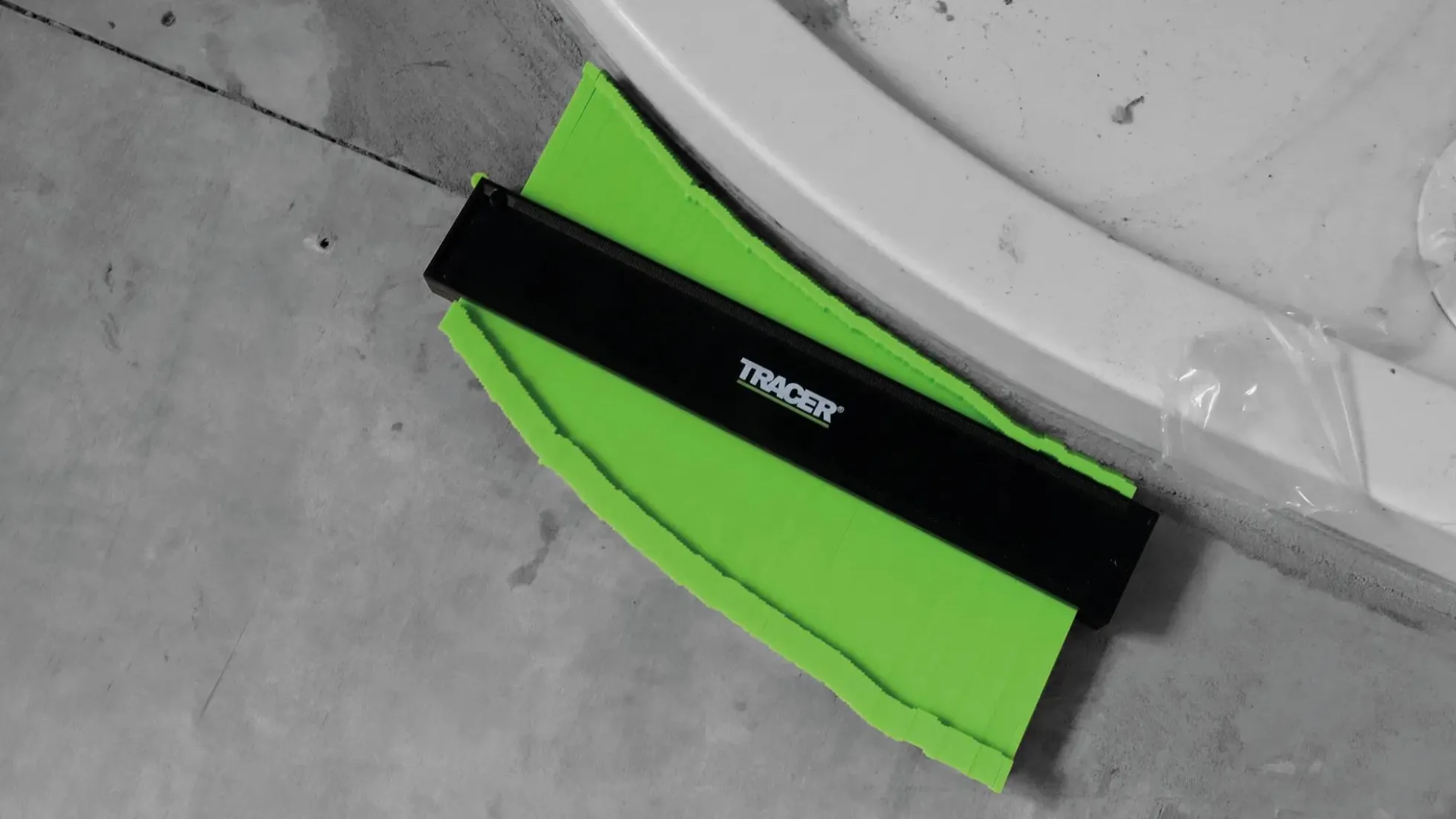 TRACER Konturenlehre 250 mm mit Tiefloch-Bleistift