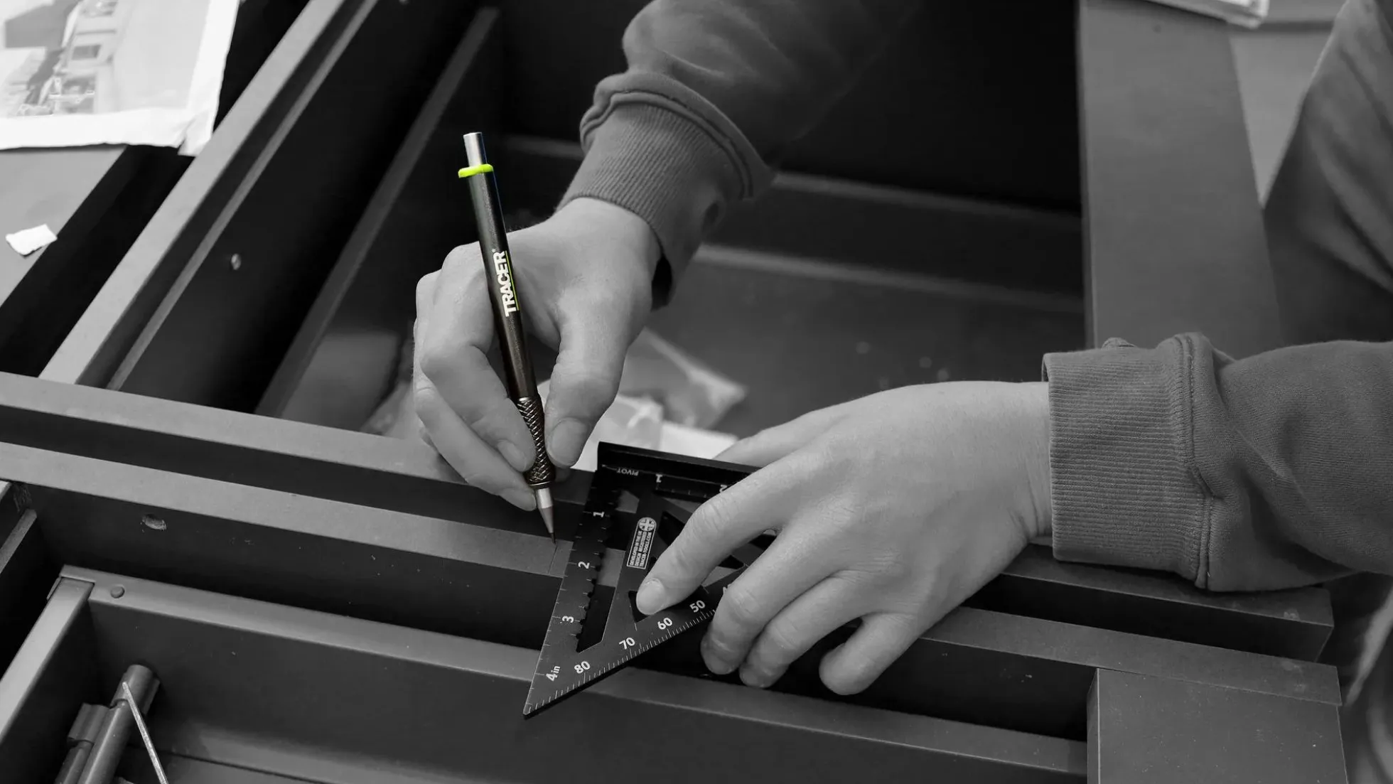 TRACER Pro Präzisionsbleistift im Holster
