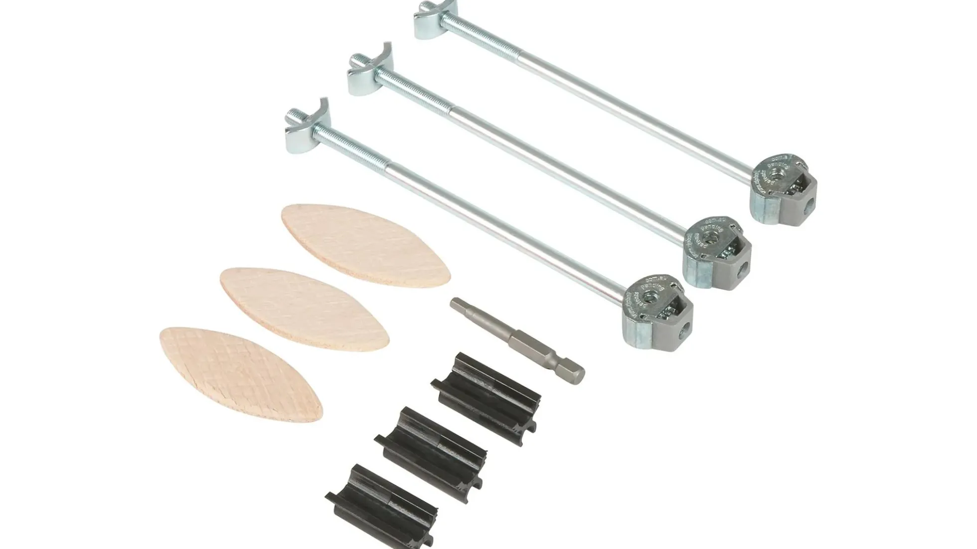 TREND Arbeitsplattenverbinder Zipbolt Slimline, 3er-Pack