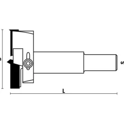 Variabler Forstnerbohrer Ø 60/80 mm