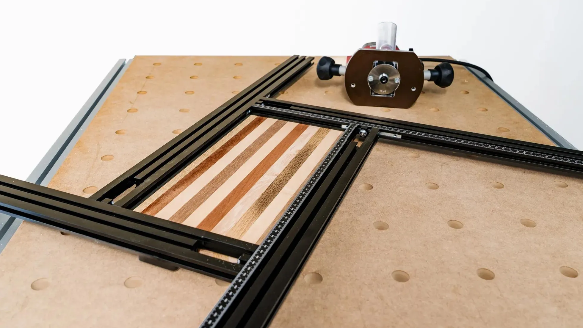 Variabler Fräsrahmen 700x700mm Max-Kit