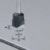 V-Nutfräser HW Schaft 8 mm HW S8 D18-135° (Alu)