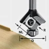Wendeplatten-Abrundfräser HW S8 HW R3 D28 KL12,7OFK