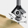 Wendeplatten-Abrundfräser HW S8 HW R1,5 D28 KL12,7OFK
