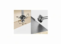 Wendeplatten-Fasefräser HW S8 HW 45° D27 12x12 KL