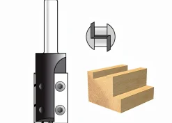 Wendeplatten Nutfräser Ø18
