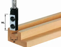 Wendeplatten-Nutfräser HW Schaft 8 mm HW S8 D8/20 WP Z1