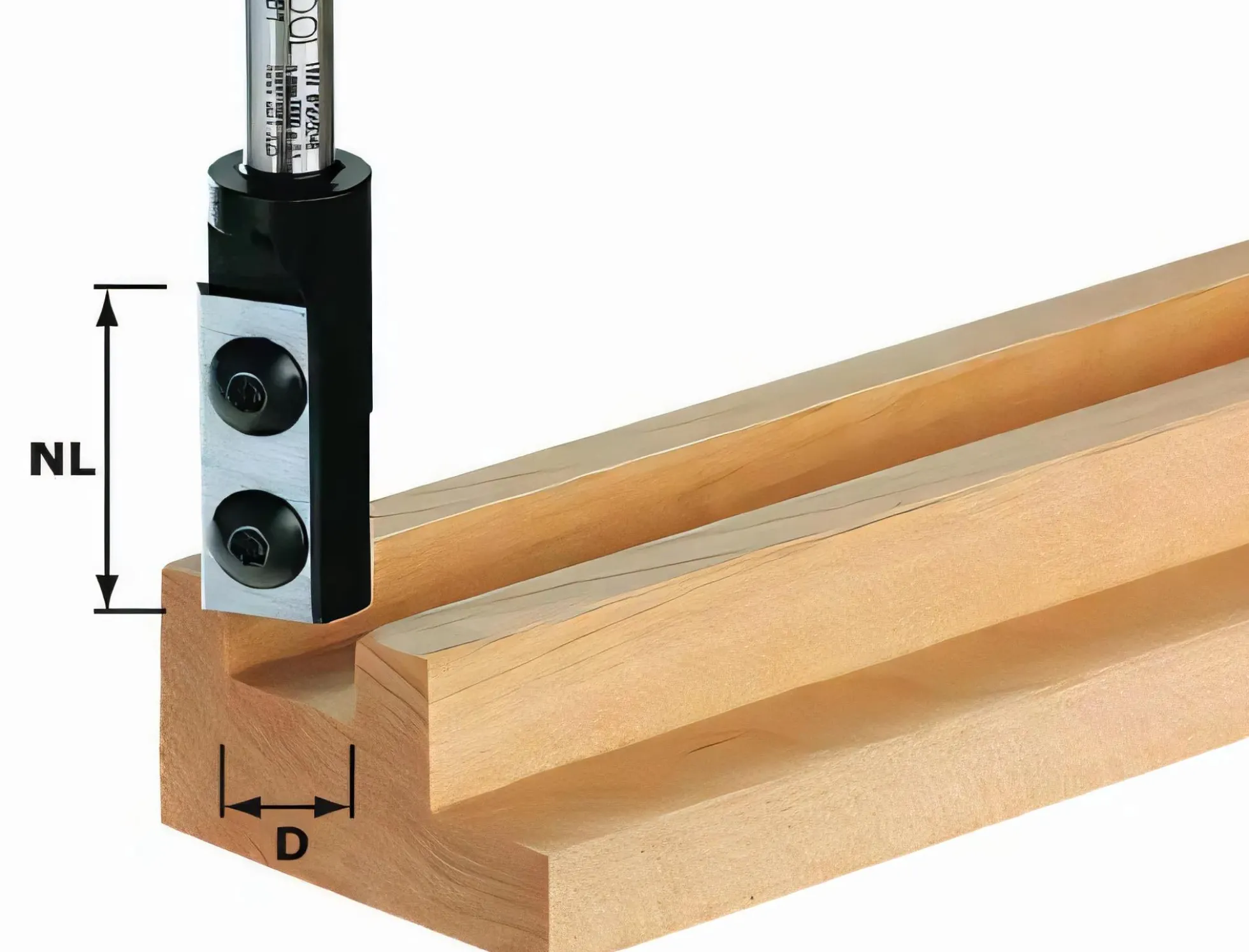 Wendeplatten-Nutfräser HW Schaft 8 mm HW D16/30 S8