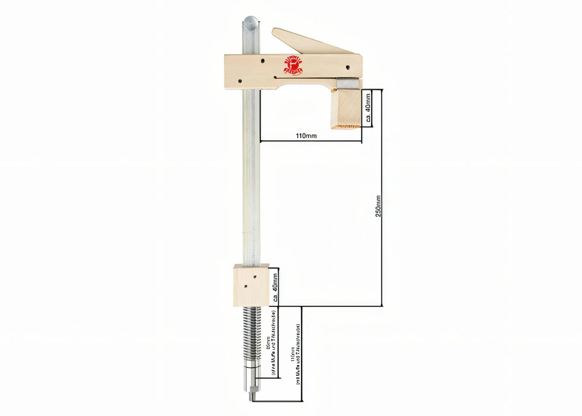 Werkbankzwinge Adapter Basic 250/19