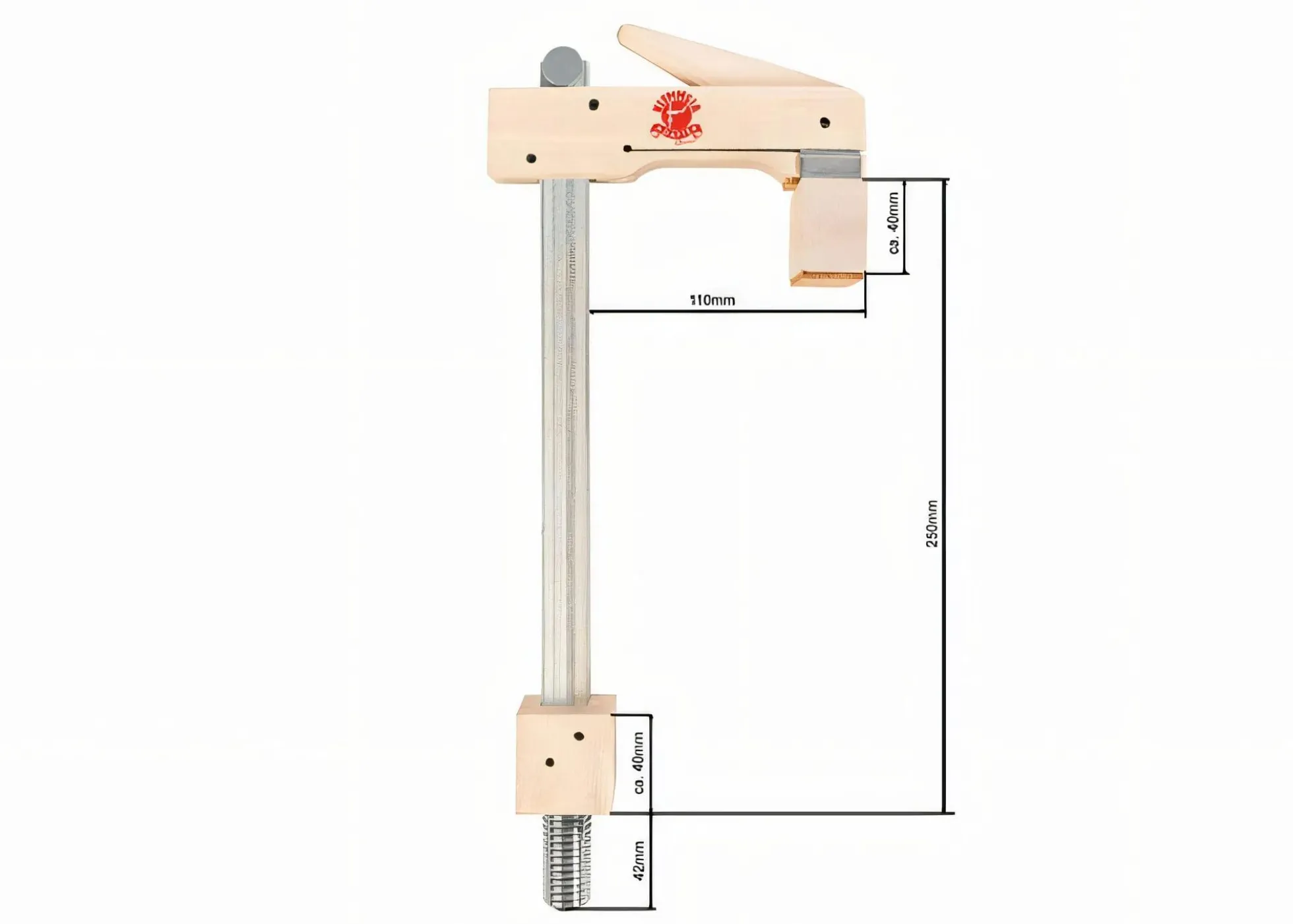 Werkbankzwinge Adapter Basic Mini 250/20