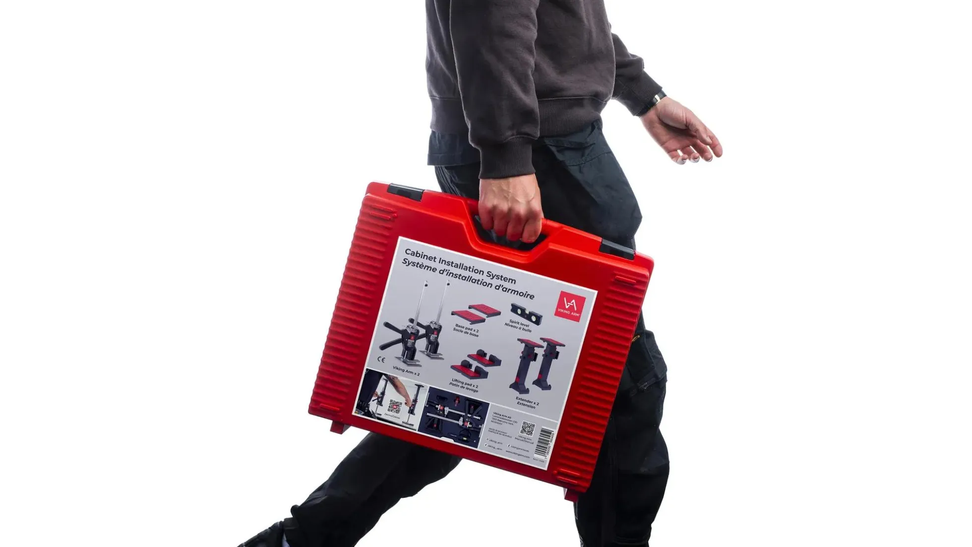 Werkzeugkoffer für Hängeschrank Montage-Set