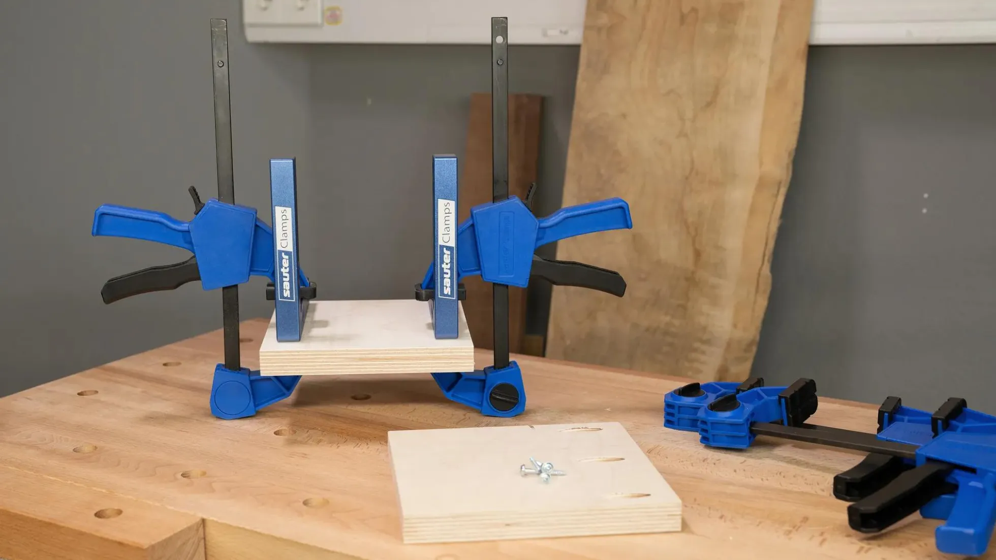 Winkelklemmen-Set mit 4 Einhandzwingen, 150