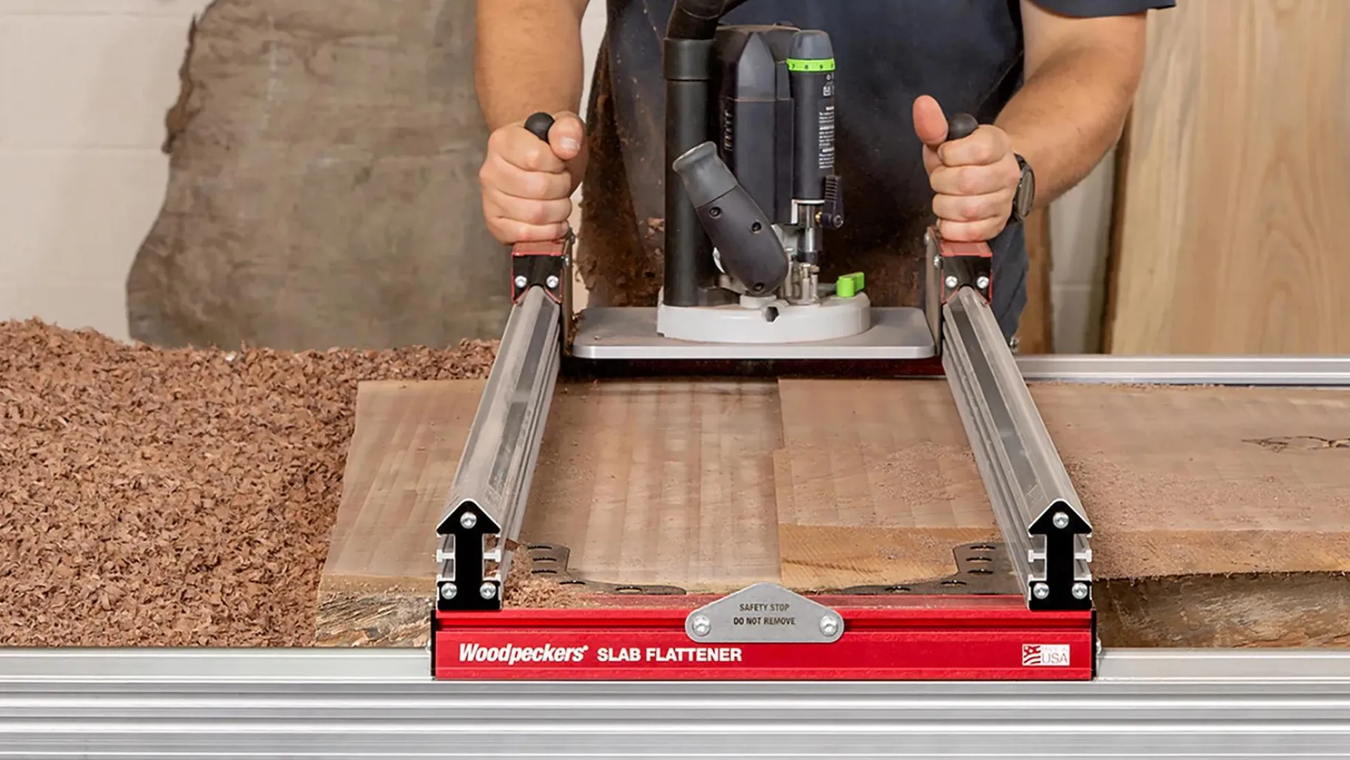 Woodpeckers Extended Slab Flattening Mill, Basic