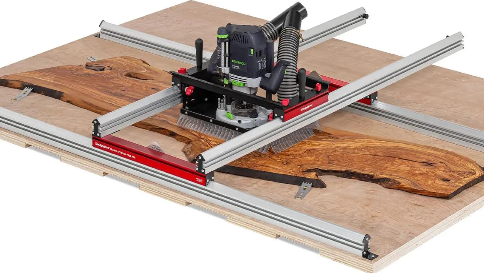 Woodpeckers Extended Slab Flattening Mill, PRO