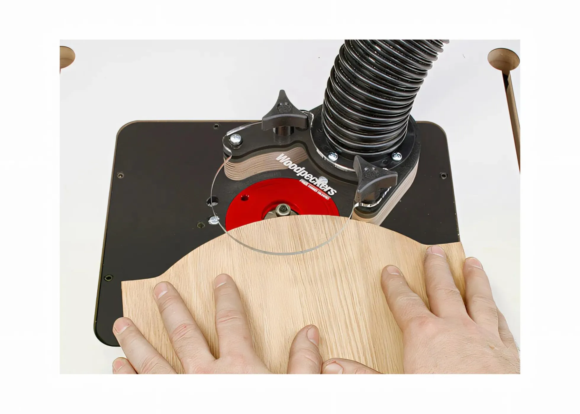 Woodpeckers Freifräsanschlag mit Schutzschild