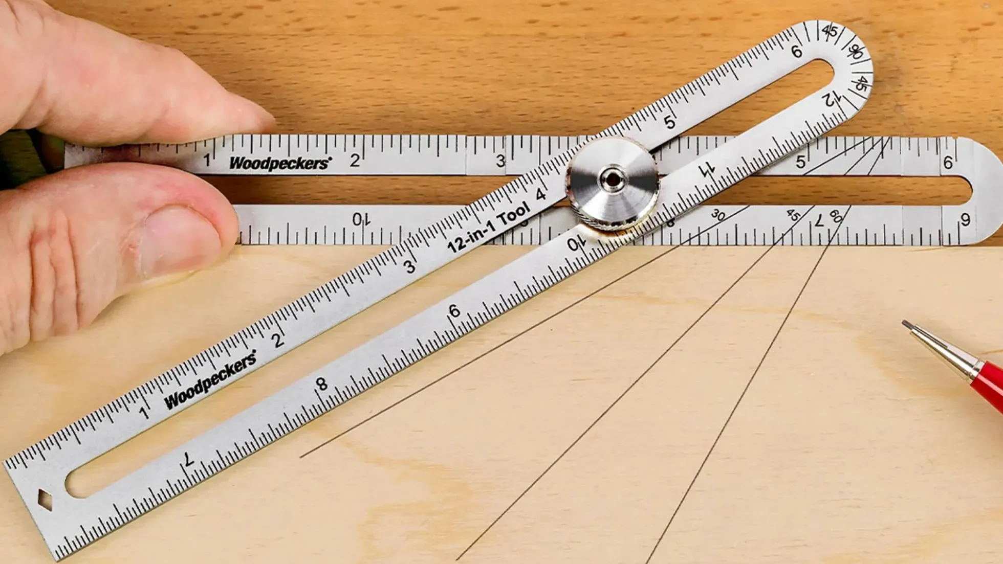 WOODPECKERS 12-In-1 Layout Tool, metrisch