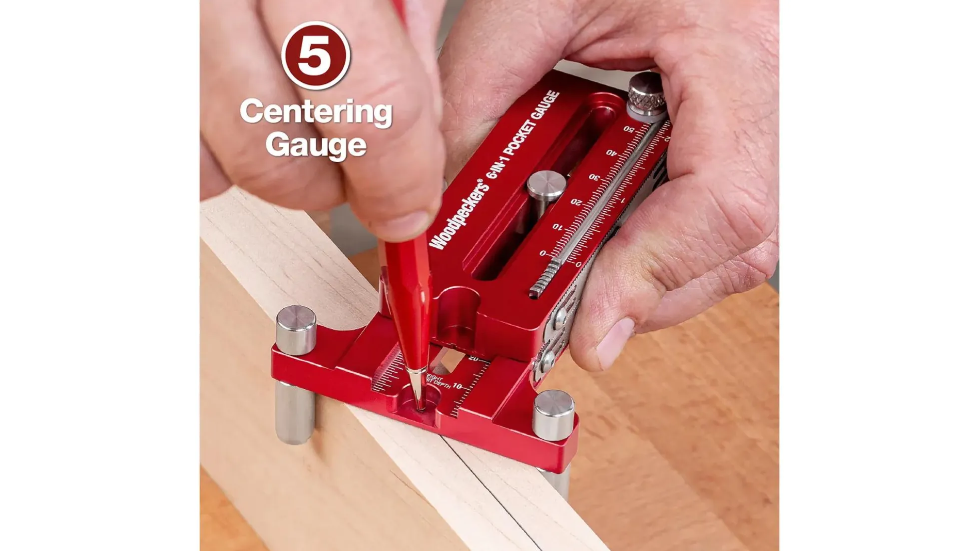 WOODPECKERS 6 in 1 Shop Gauge