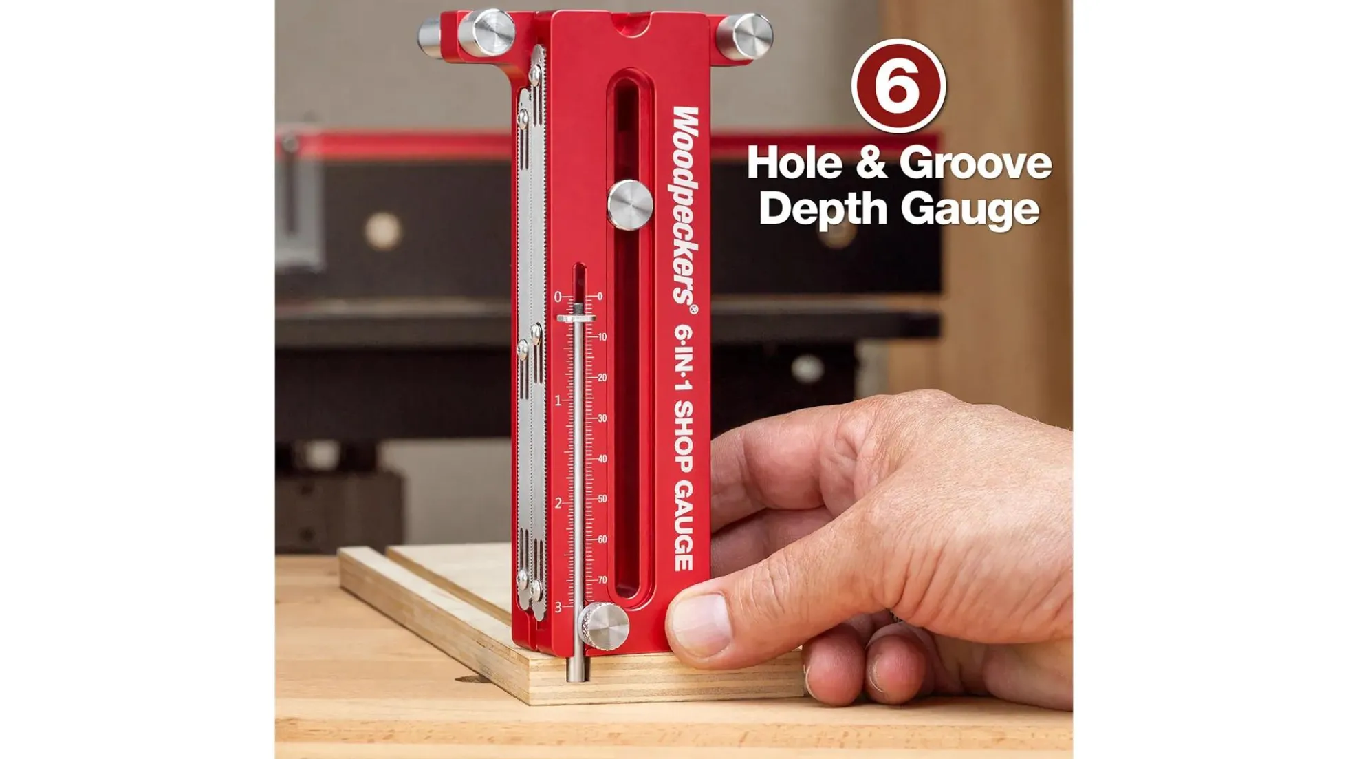 WOODPECKERS 6 in 1 Shop Gauge