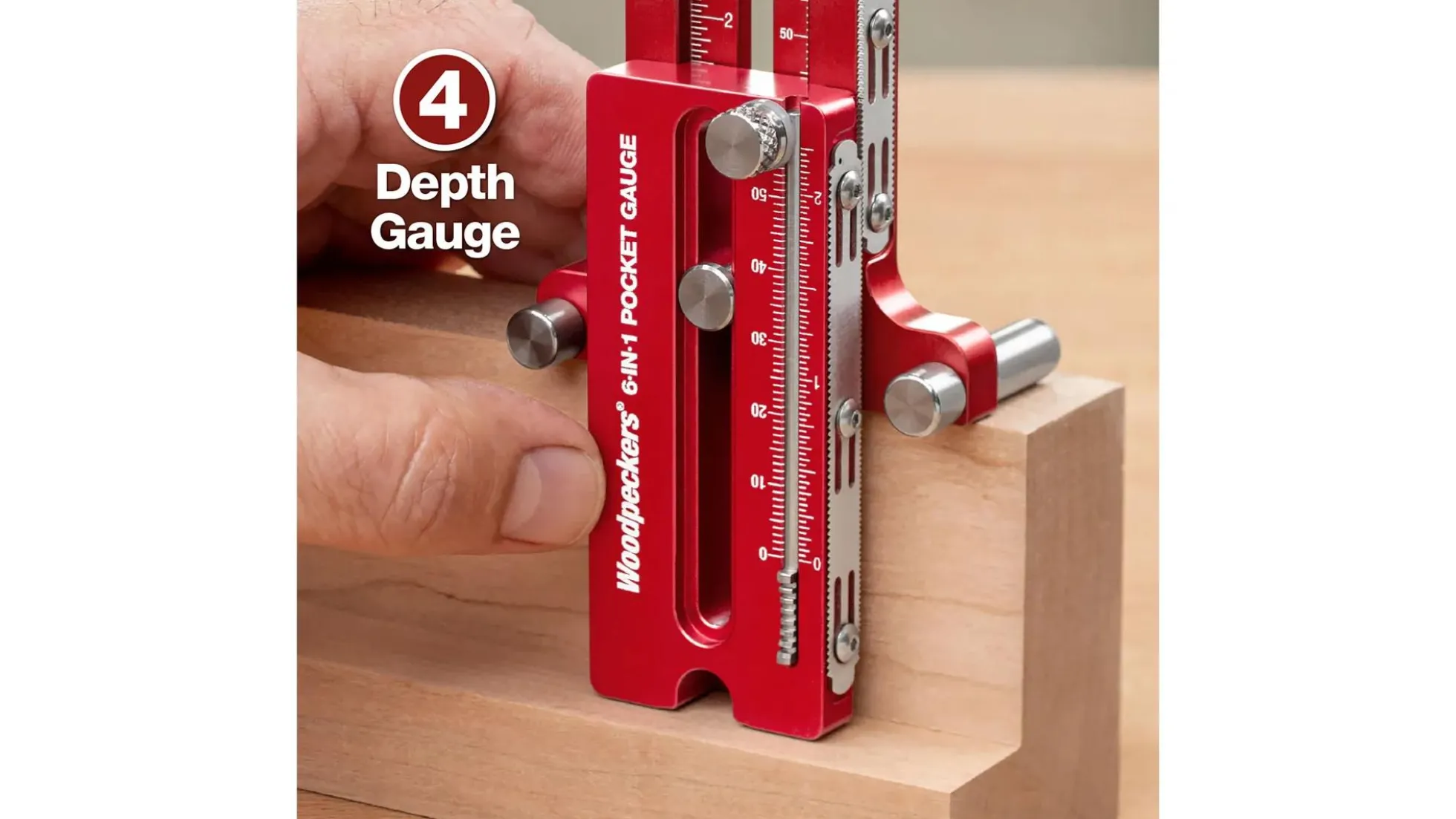 WOODPECKERS 6 in 1 Shop Gauge