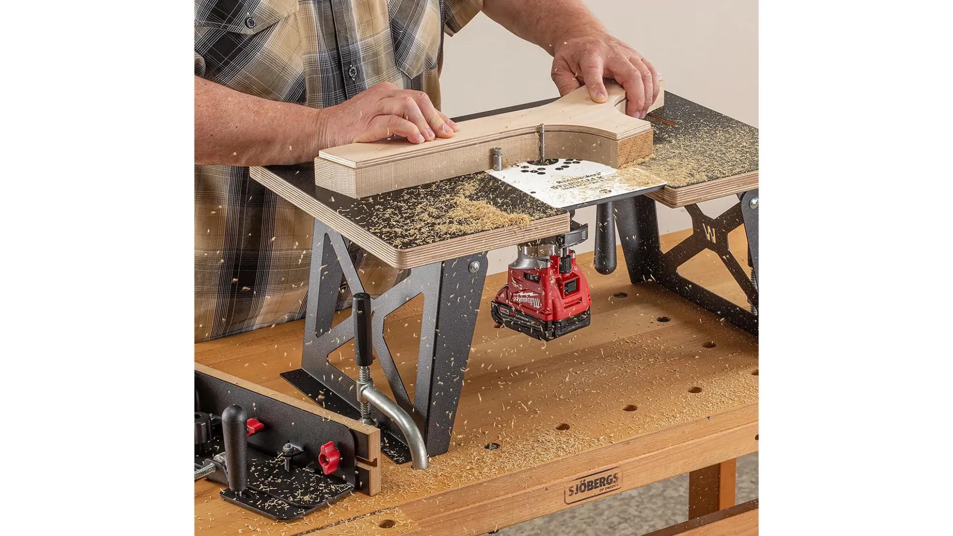 WOODPECKERS StabilMax RT-PLUS Kompakt-Frästisch
