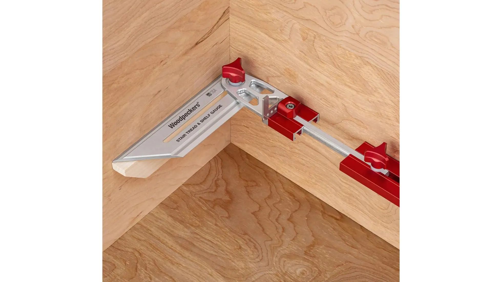 WOODPECKERS Stair Tread & Shelf Gauge