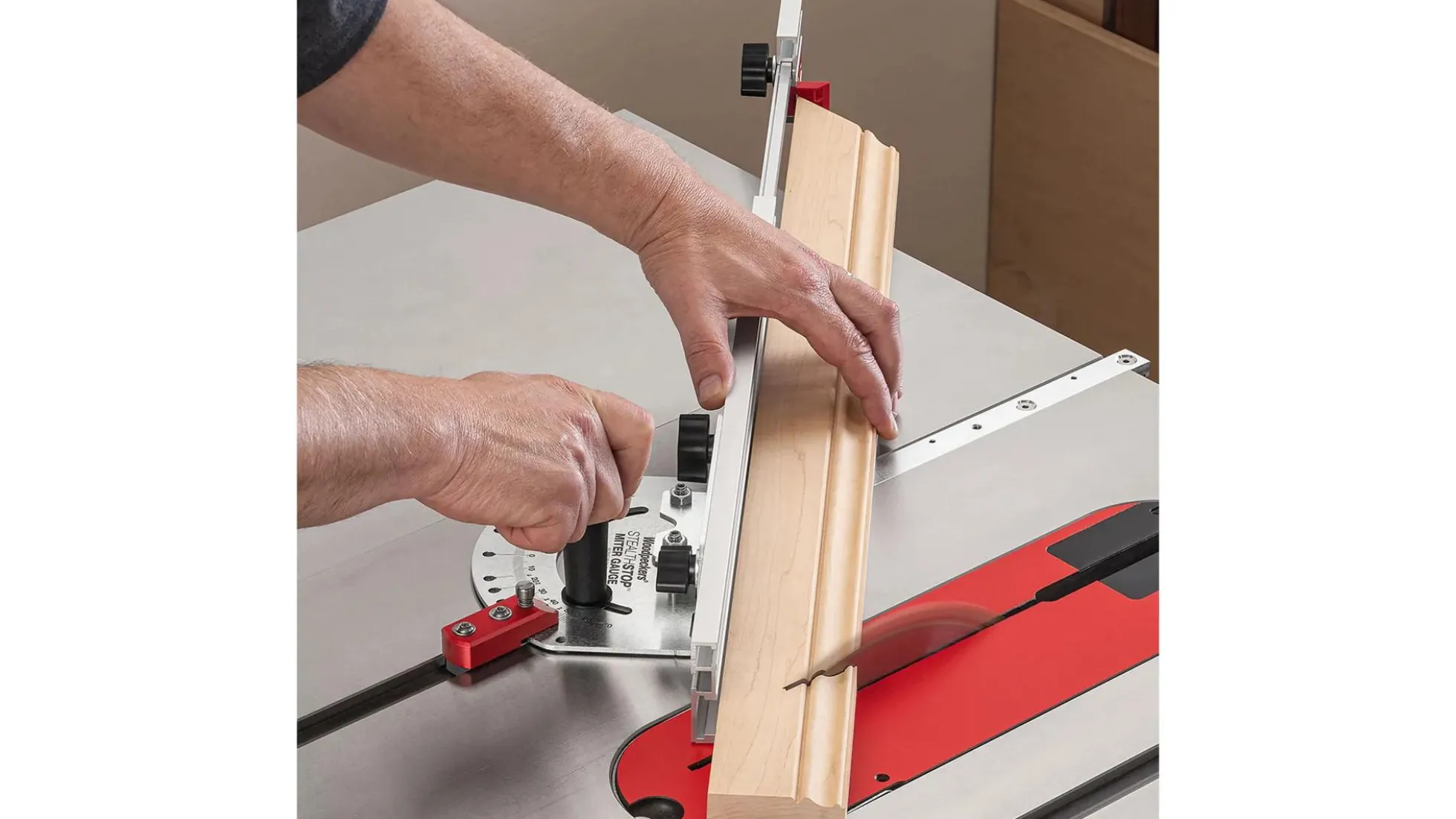 WOODPECKERS Stealth Stop Miter Gauge